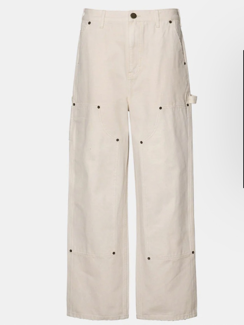 ELWOOD INDUSTRY Double Knees Pant In Parchment Size 28 Utility Cotton